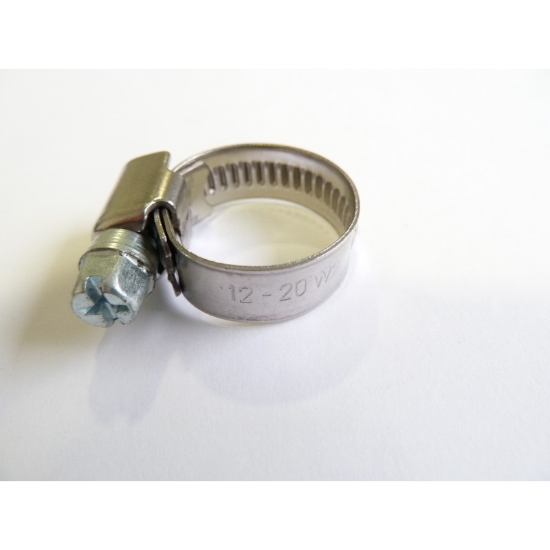 Collier de serrage de tuyau inox 16 mm